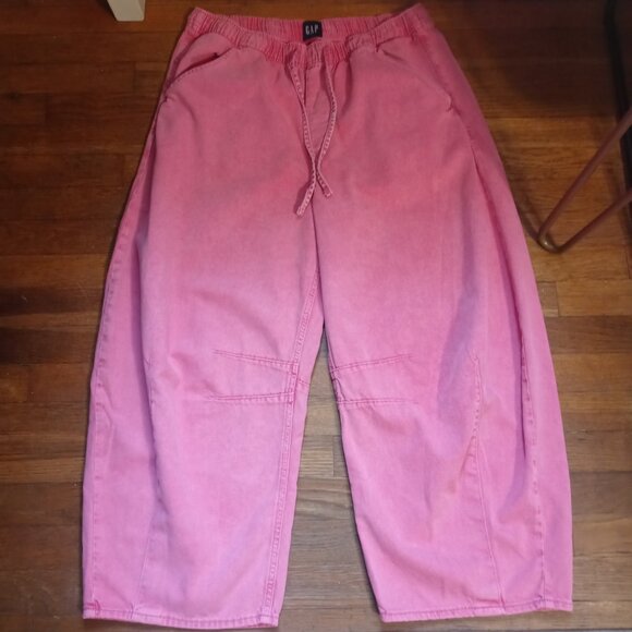 GAP mid rise ultra soft easy horseshoe jeans in sugar pink (L) - Picture 5 of 16